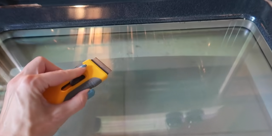 How to Clean Between Oven Glass without Disassembling the Door?