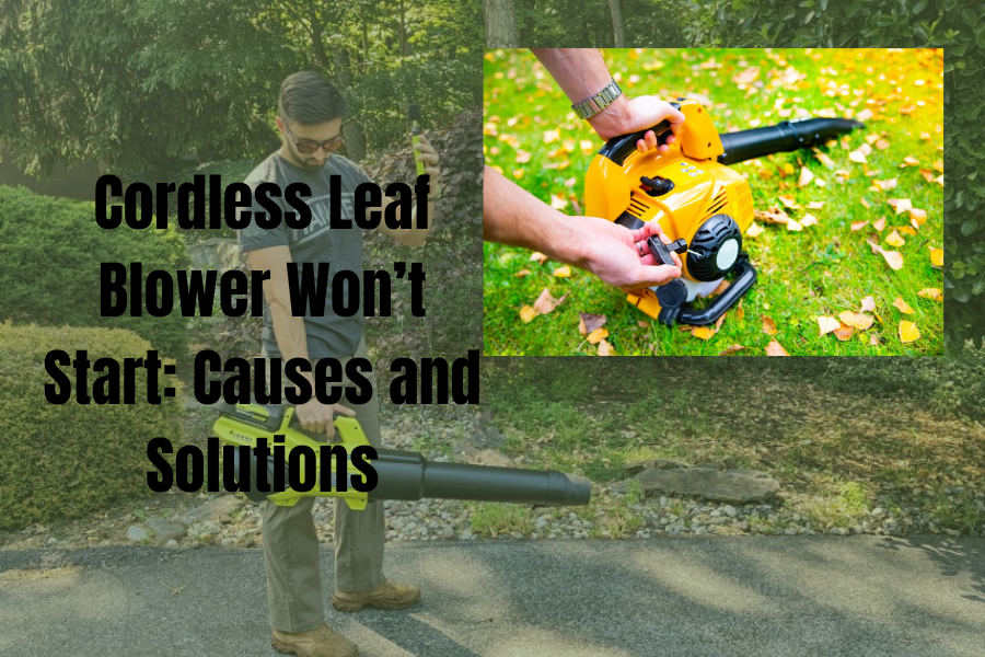 Cordless Leaf Blower Won't Start Causes and Solutions A Blog to Home